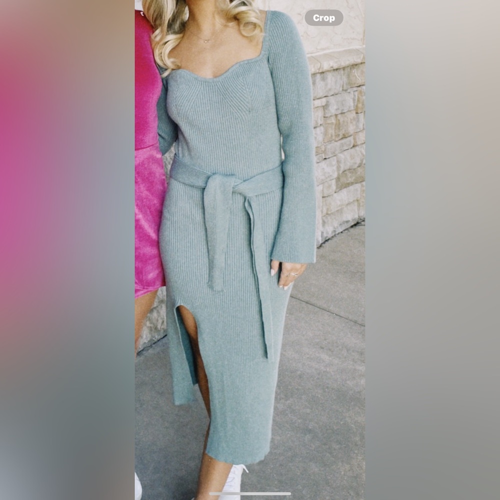 amazon knitted midi dress!